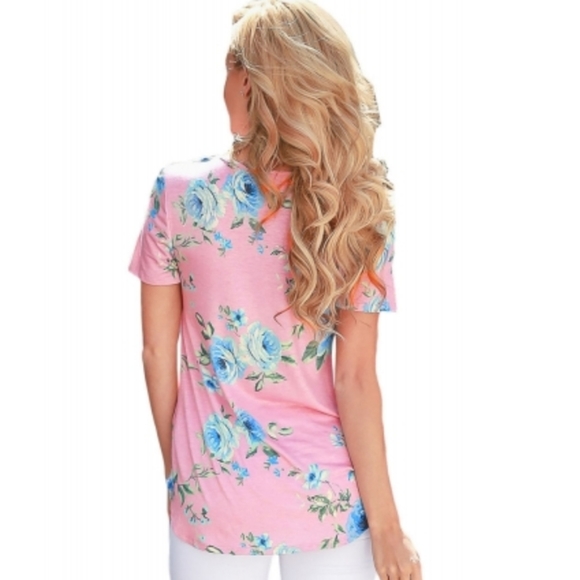 Pink Floral Top - Picture 2 of 3